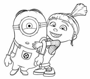 Раскраска Гадкий я