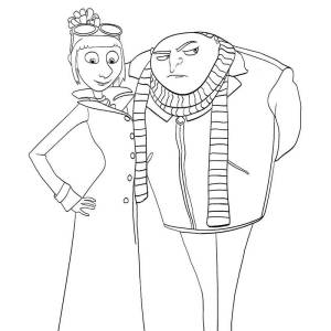 Раскраски Гадкий я 3