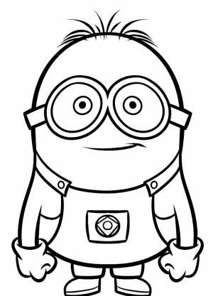 Раскраски для детей миньоны