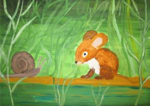 Мышонок пик раскраска