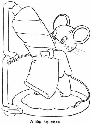 Мышонок пик раскраска