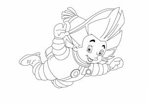 Незнайка на луне раскраска