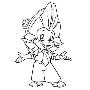 Картинки раскраска незнайка на луне