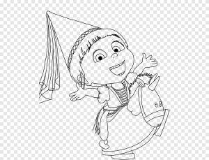 Агнес Марго Стюарт Книжка-раскраска Миньон Гадкий я, Агнес Марго Эдит, угол, белый png