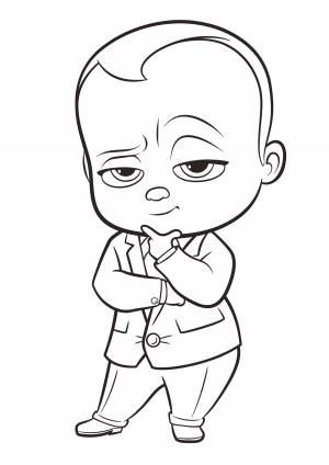 Раскраска Босс-молокосос