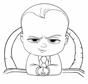 Раскраска босс молокосос