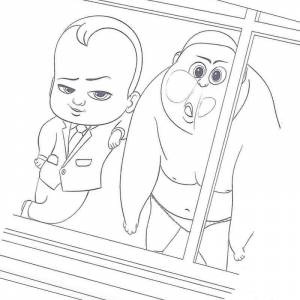 Раскраска Босс-Молокосос 2