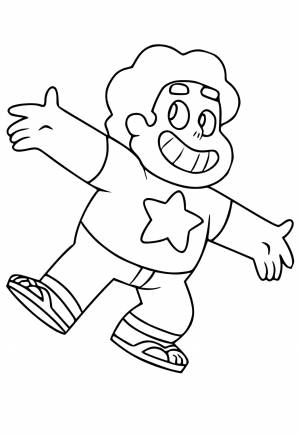 Раскраска Вселенная Стивена Звезда