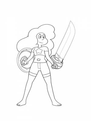 Картинка Вселенная Стивена  листе  для детей