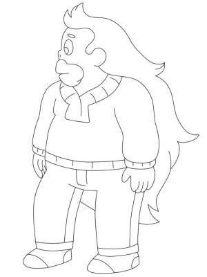 Черно-белые картинки для детей Вселенная Стивена