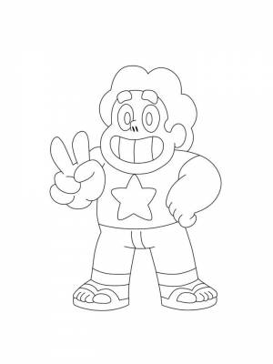 Раскраска Вселенная Стивена   в формате