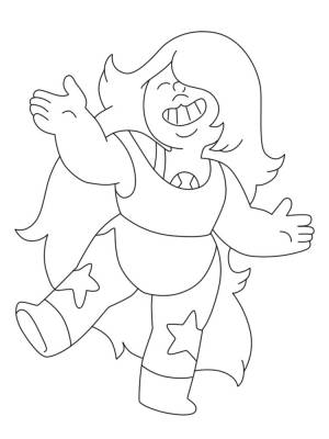 Распечатать раскраски Вселенная Стивена для самых маленьких