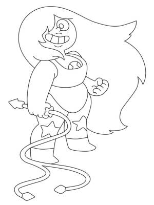 Распечатать раскраски для девочек с Вселенной Стивена