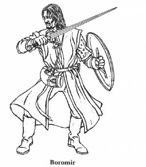 Pаскраска Хоббит 71019