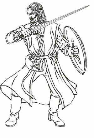 Хоббит раскраска