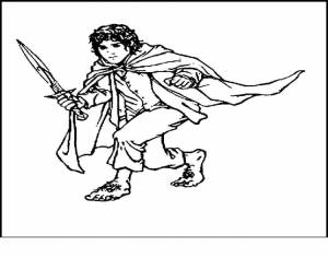 Раскраска властелин колец