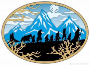 Многослойная раскраска серия Хоббит в интернет-магазине Ярмарка Мастеров по цене 500 ₽