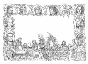 Раскраска властелин колец