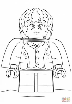 Раскраска Минифигурки Lego Фродо