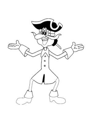 Раскраска Барон Мюнхгаузен 5