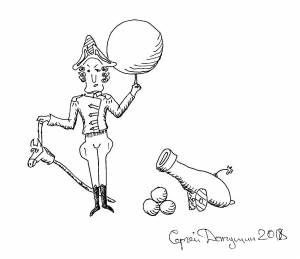 Барон мюнхгаузен раскраска