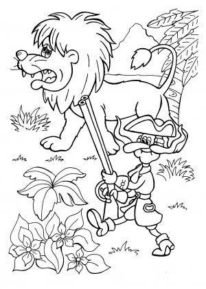 Раскраски Барон Мюнхгаузен