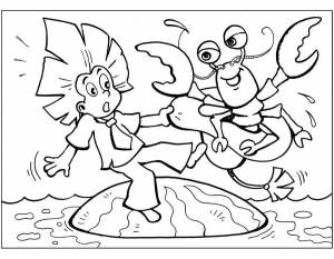 раскраски с незнайкой для детей