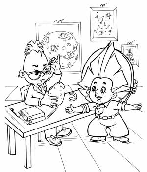 Незнайка в солнечном городе раскраска