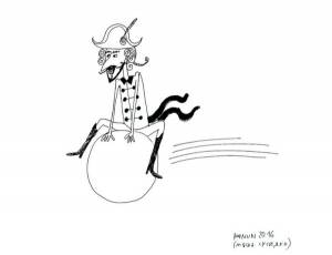 Барон мюнхгаузен рисунок карандашом легко для детей