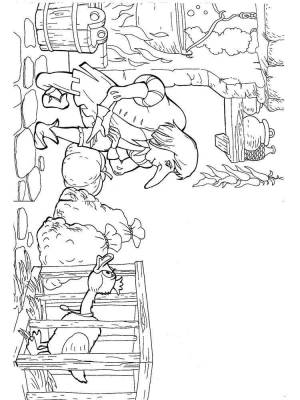 Раскраски Карлик Нос