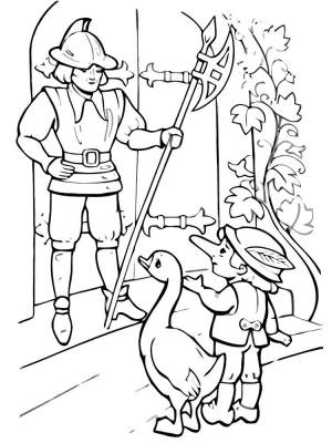 Раскраски к сказкам гримм