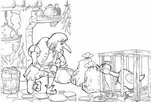 Иллюстрация к рассказу карлик нос