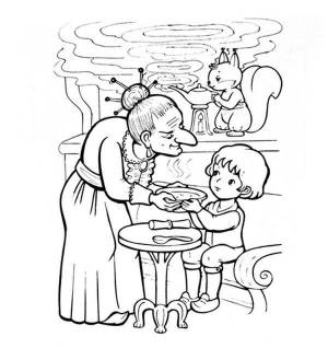 Раскраски Карлик нос