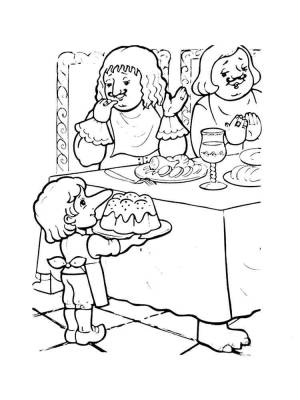 Раскраски Карлик Нос