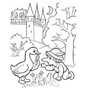 Раскраски Карлик нос