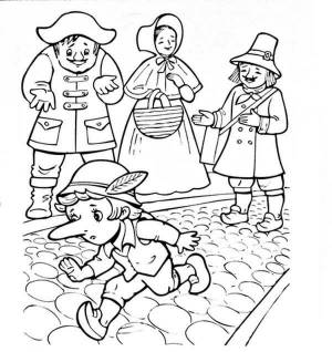 Раскраски Карлик нос