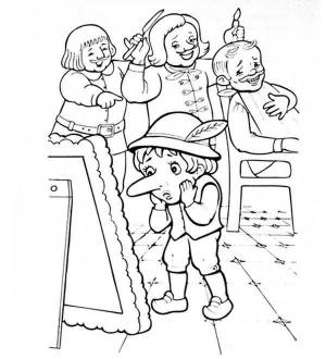 Раскраски Карлик нос