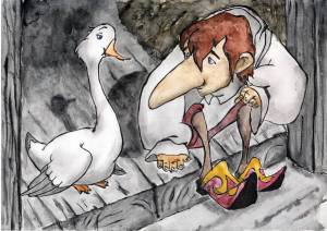 Иллюстрация к рассказу карлик нос