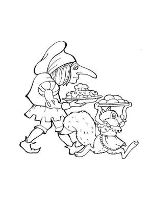 Раскраски Карлик Нос