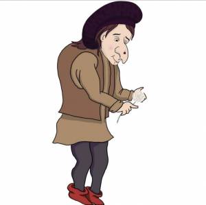 Карлик нос рисунки детей