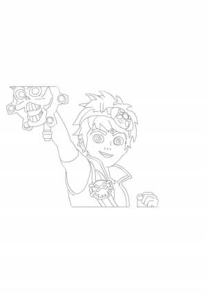 Раскраска шторм