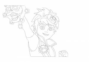 Раскраски Зак Шторм