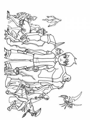 Раскраска Зак Шторм  картинку