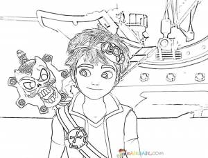 Раскраски «Зак Шторм» Zak Storm