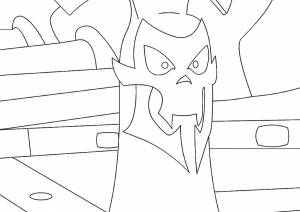 Раскраска Пиратский корабль