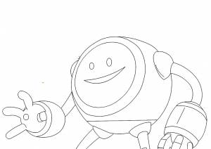 Раскраска Инопланетянин Карамба