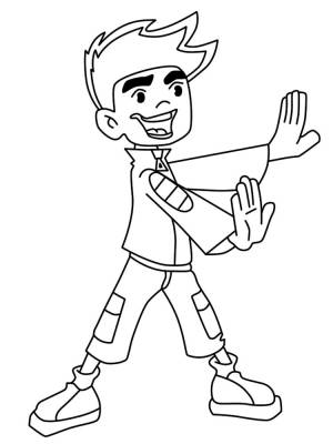 Раскраски с Американским драконом