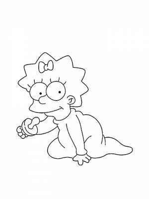 Раскраски Симпсоны