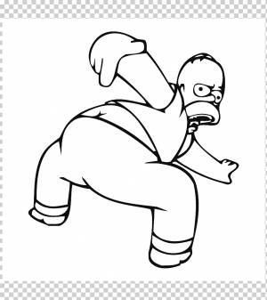 Барт Симпсон Гомер Симпсон Стикер этикеты, Фидо Дидо, угол, белый, ребенок png