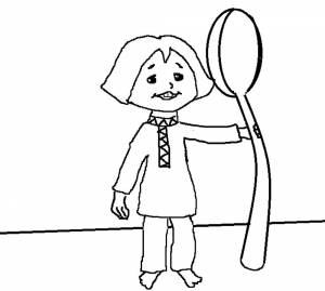 Мальчик с пальчик рисунок карандашом легко